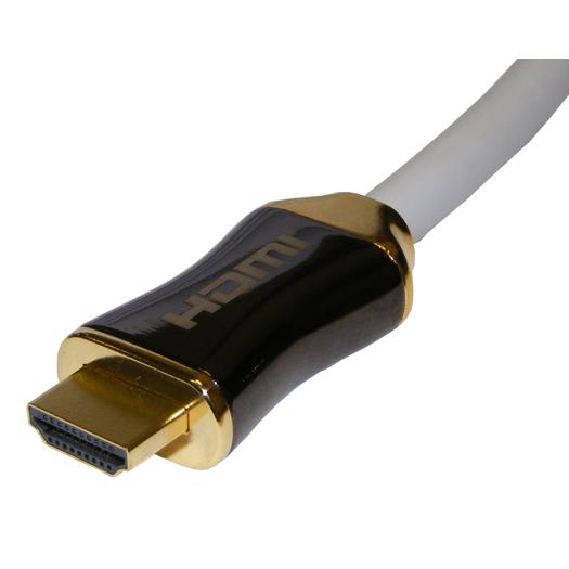 S.A.C. 10m HDMI Lead 2.0 3D/2160P WHITE 