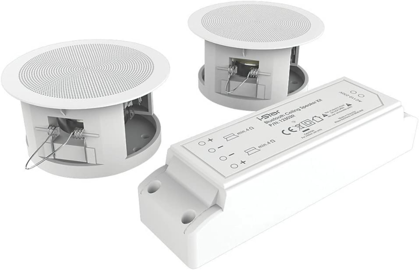 Bluetooth 12W Ceiling x 2 Speaker Kit Audio & TV S.A.C. Electronics