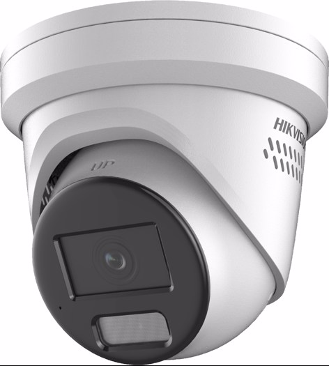 HIKVISION 4MP Turret with audible warning and strobe