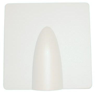 WHITE Plastic Blast Cover               