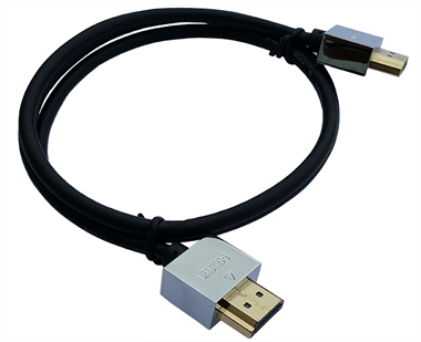 S.A.C. 0.5m HDMI Lead 4K/UHD 'Slimline Ultra'