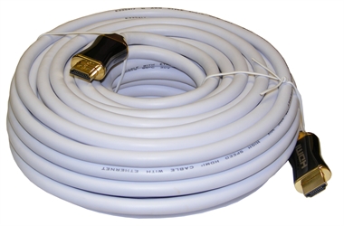 S.A.C. 20m HDMI Lead 2.0 3D/2160P WHITE 