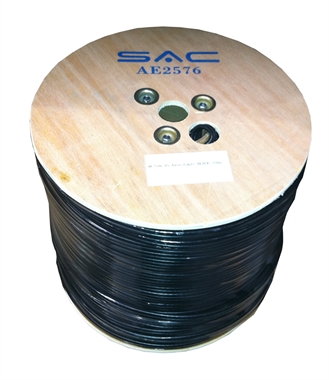 65 Twin Cable BLACK (250m)       