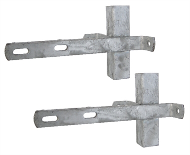 Pair Double Chimney Brackets GALVANISED