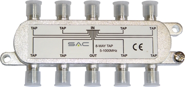 8 way tap. 16dB. Class A shielded            