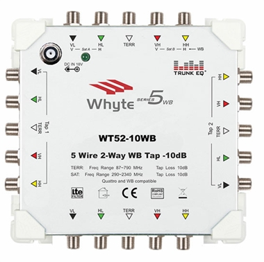 WHYTE Series 5 WB/Q Tap - 2 Way 10dB   