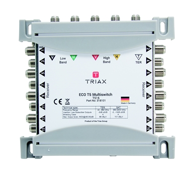 TRIAX ECO-T5 16 Way Cascade Multiswitch