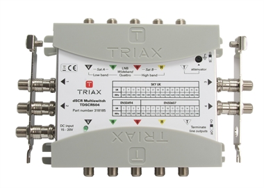TRIAX TdSCR-504 4 Way Multiswitch NEW 
