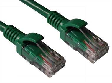 0.5m CAT 5E Patch Lead RJ45 GREEN       