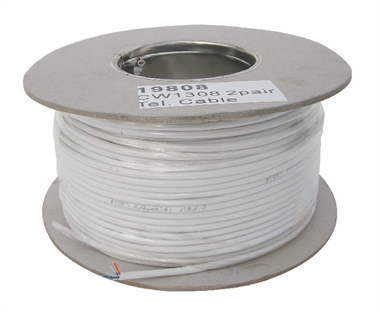 Internal Telephone Cable WHITE 100m