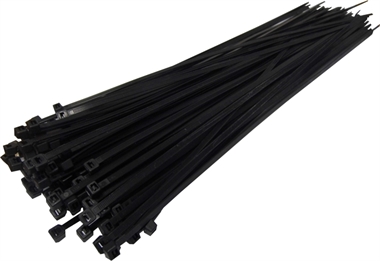 SAC  Cable Ties 4.8mm x 430mm BLACK  - pack of 100     