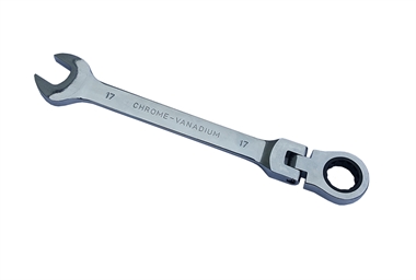 S.A.C. 17MM  Flexible Ratchet Spanner