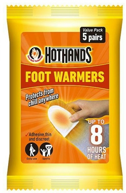 HOT Hands Pack of 5 Foot Warmers