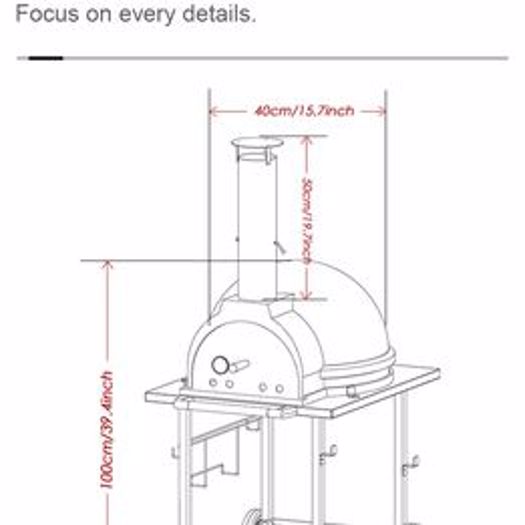 KAMADO Ceramic Pizza Oven