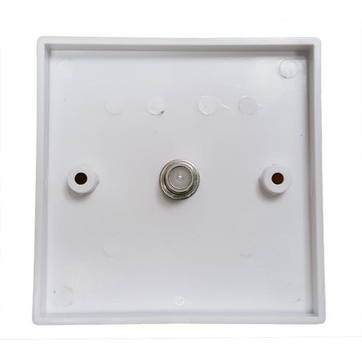 Single 'F' Coupler Wall Plate                           