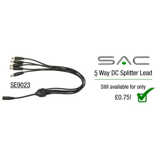 4 Way DC Splitter Lead