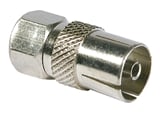 'F' Male to Co-ax Female Adapter   