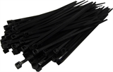 SAC Cable Ties 2.5mm x 100mm BLACK  -  pack of 100     